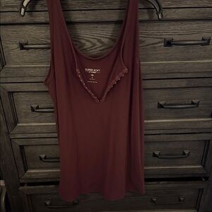 Torrid Burgundy Tank Top